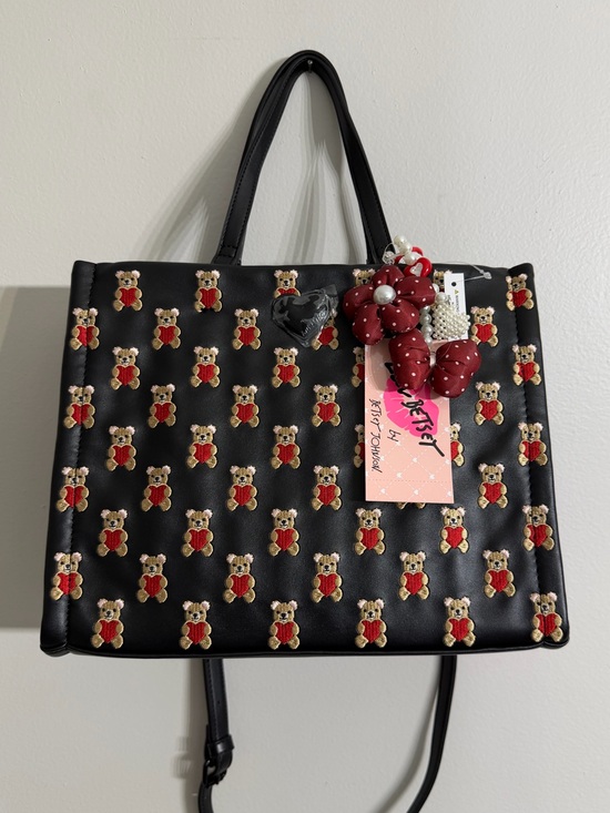 Betsey Johnson Handbags - Betsey Johnson Oh Teddy Bear Tote Bag
